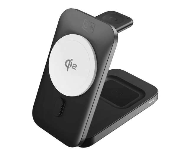 3MK MagRocket 3-in-1 Wireless Charger 15W Qi2 MPP Black 5903108643412 - 1364145 - zdjęcie